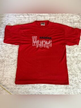 Arizona Wildcats Red Embroidered Tee